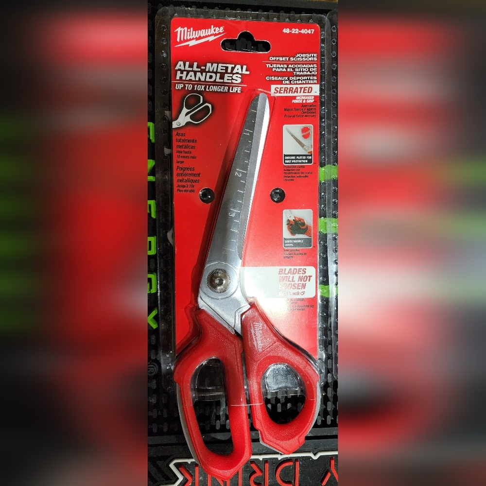 Milwaukee All-Metal Handles Scissors Set - Picture 3 of 7